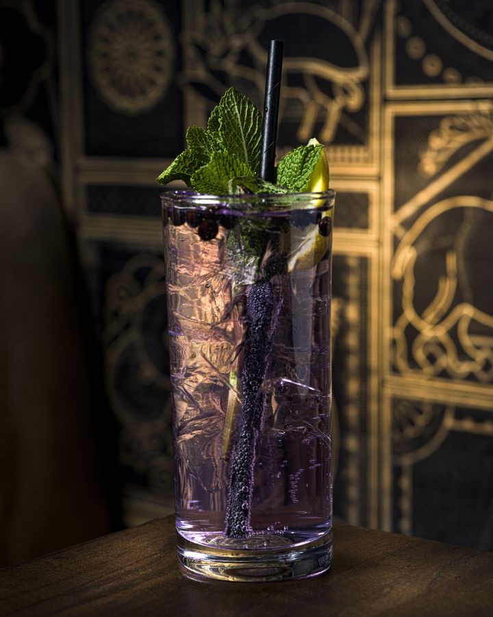 Blue Gin Mule