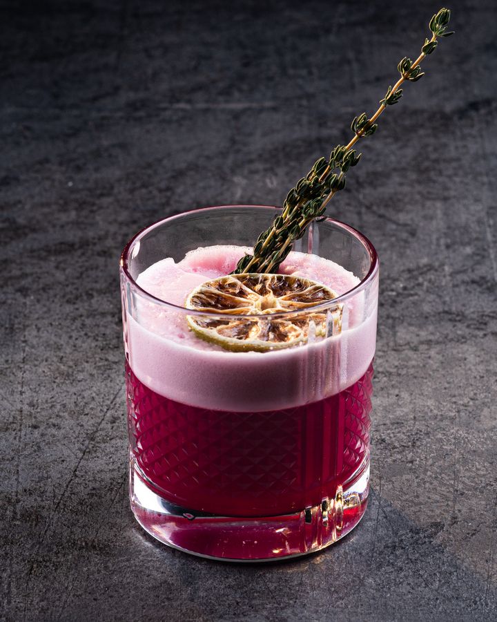 Bláberja Gin Sour