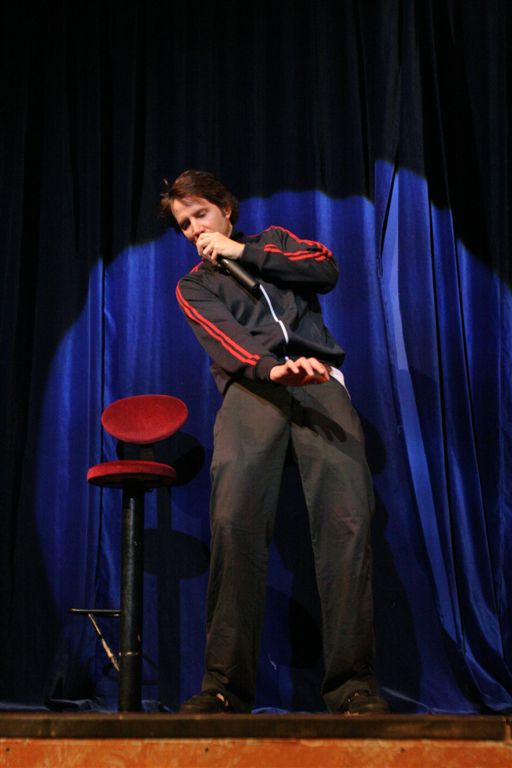 Jamie Kennedy á sviðinu á Broadway, 30. desember 2004.