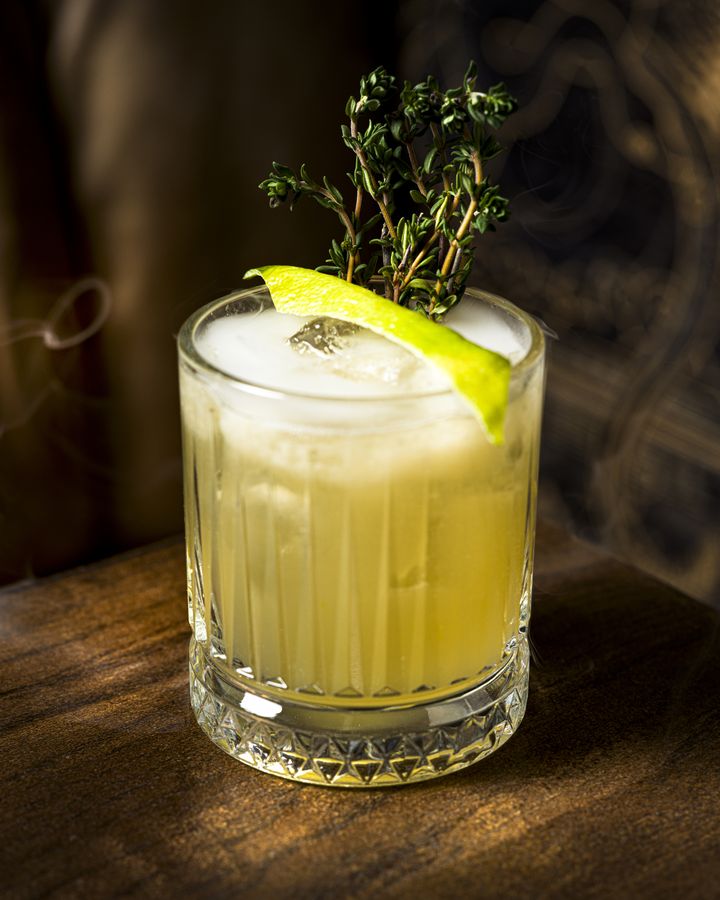 Sítrónu- og timían Gin Sour